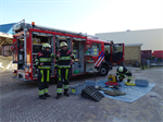 Oefening Brand Wegvervoer Auto Vaart Buitenpost